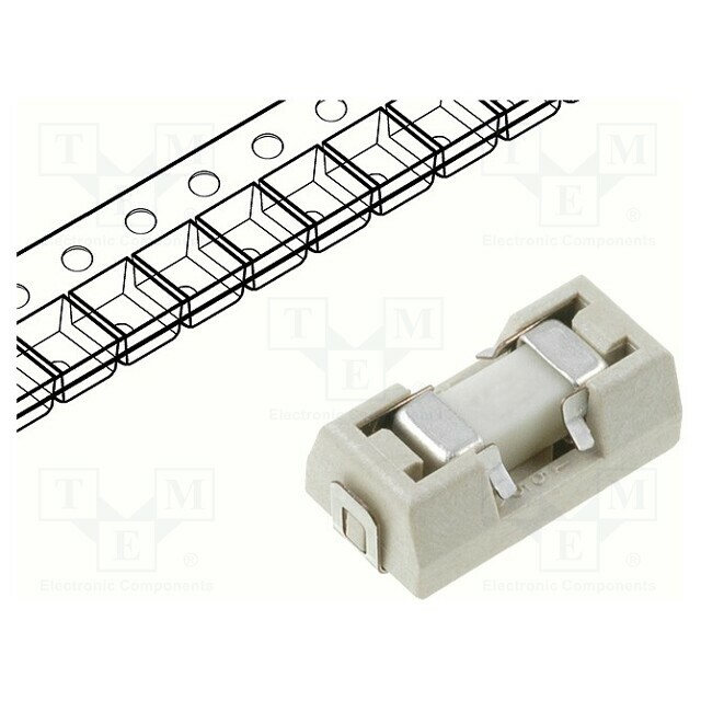 LITTELFUSE Fuse: fuse; 9.9x3.8x5mm