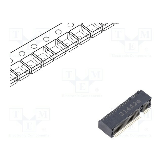 ATTEND Connector: M.2 (NGFF); horizontal