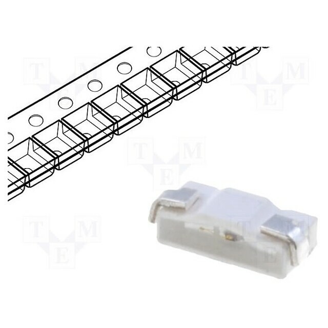 KINGBRIGHT ELECTRONIC LED; green; SMD; 36÷70mcd