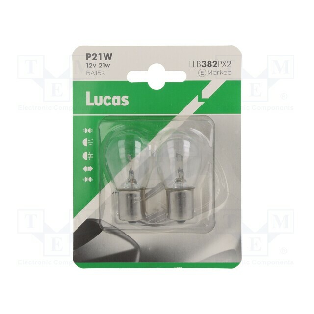 LUCAS Filament lamp: automotive; BA15S; 21W