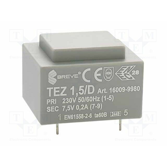 BREVE TUFVASSONS Transformer: encapsulated; 1.5VA