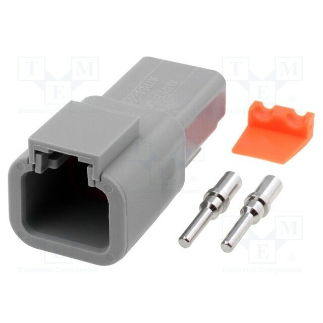 AMPHENOL Connector: wire-wire; plug; male; ATP