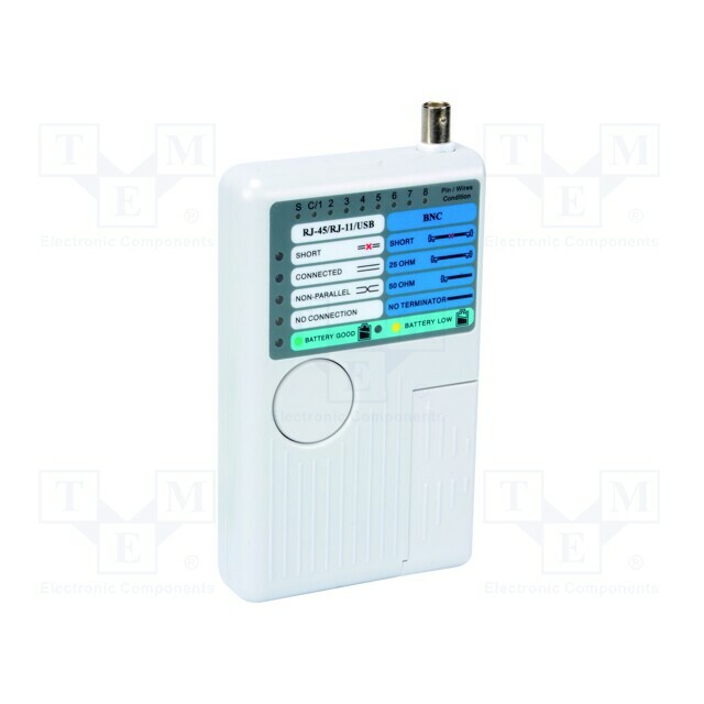 VELLEMAN Tester: LAN wiring; LED; Connection:
