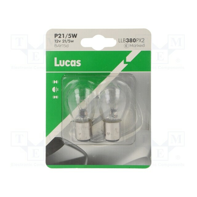 LUCAS Filament lamp: automotive; BAY15D SBC