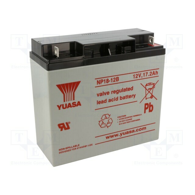 YUASA Re-battery: acid-lead; 12V; 18Ah; AGM