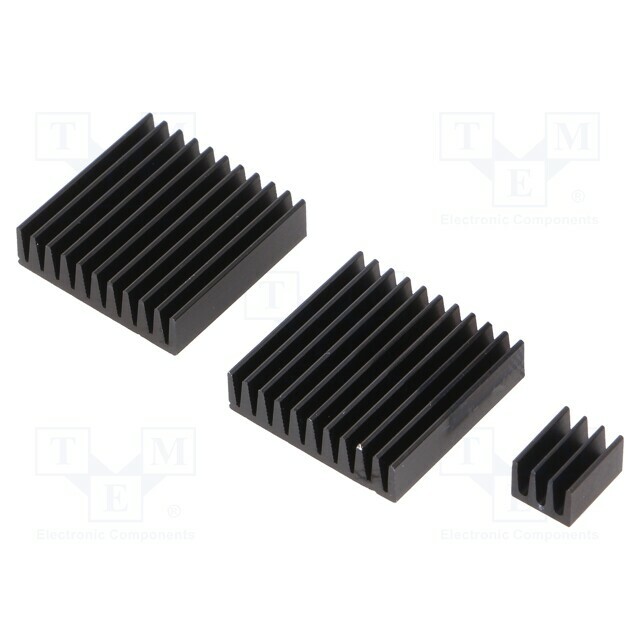 TEKO Heatsink: extruded; grilled; Raspberry Pi