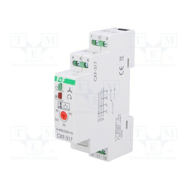 F&F Voltage monitoring relay; for DIN