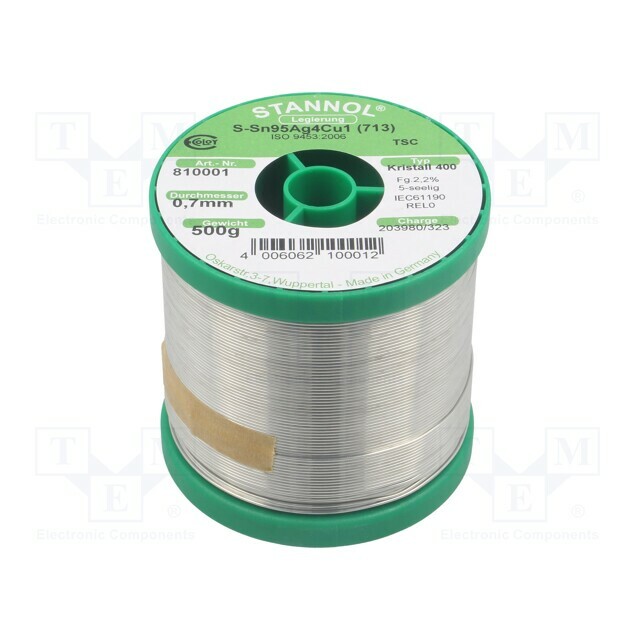 STANNOL Tin; lead free; Sn95,5Ag3