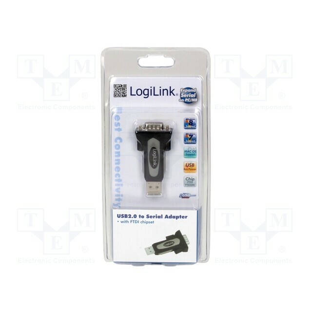 LOGILINK USB to RS232 converter; D-Sub