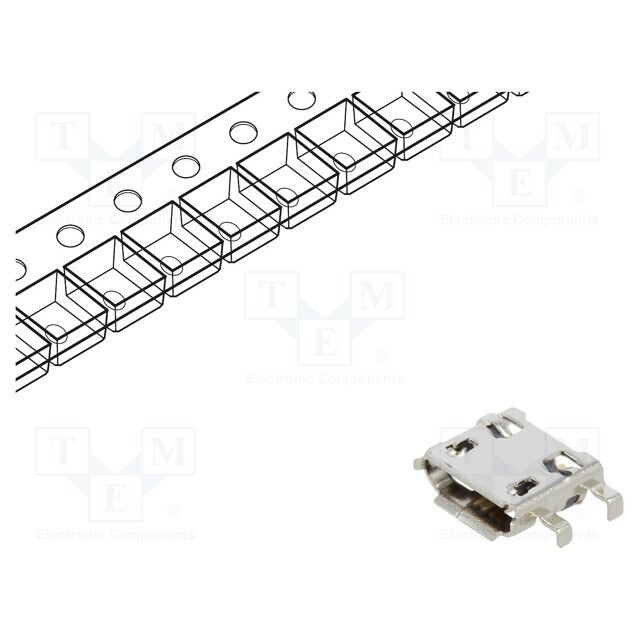 AMPHENOL COMMUNICATIONS SOLUTIONS Connector: USB B