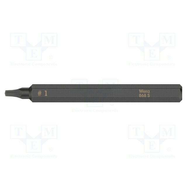 Screwdriver bit; square; RB1; 1/4"; Kind: