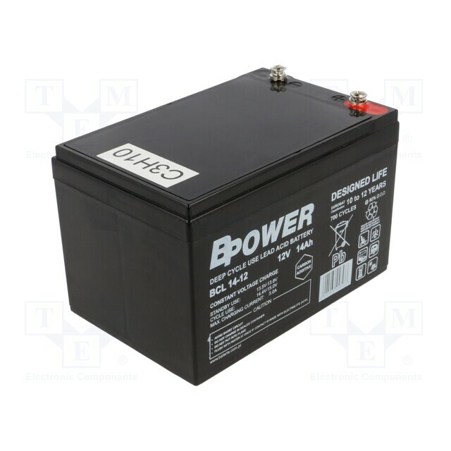 SSB Re-battery: acid-lead; 12V; 28Ah; AGM