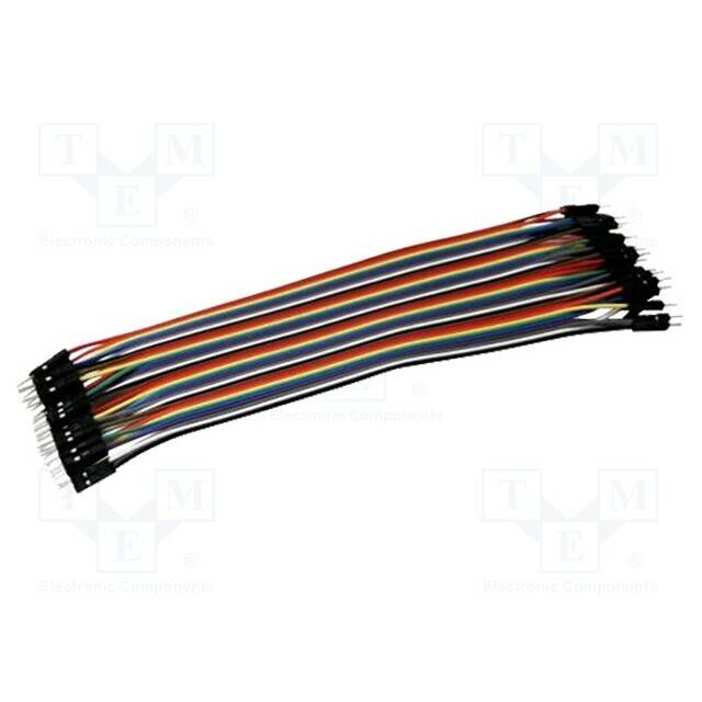 KAMAMI Connection cable; mix colours; 40pcs