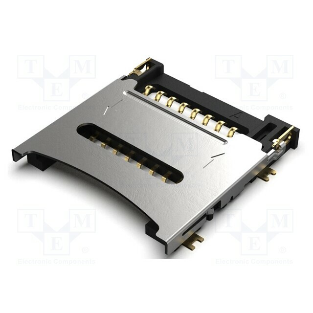 GCT Connector: for cards; microSD; with