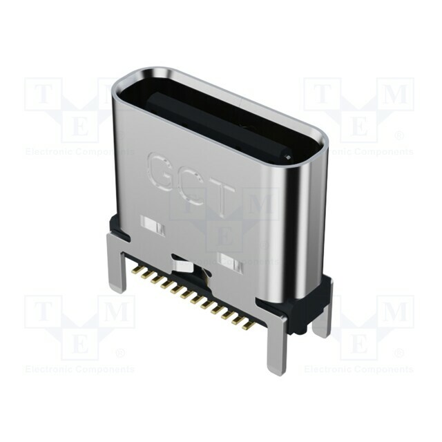 GCT Connector: USB C; socket; SMT