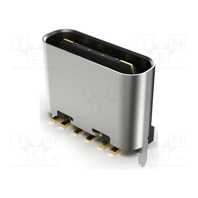 GCT Connector: USB C; socket; SMT