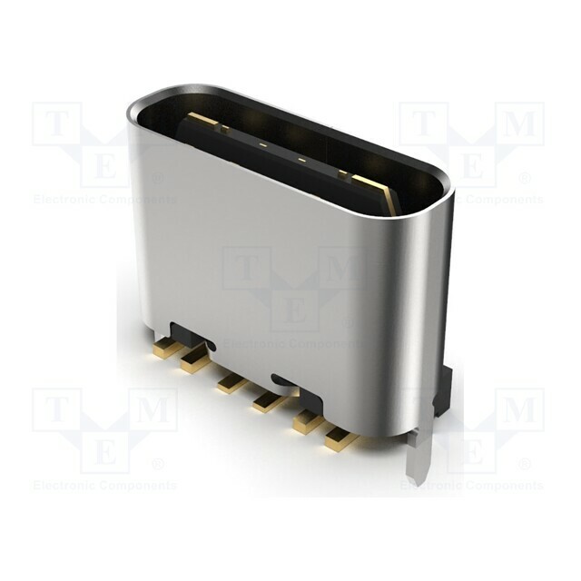 GCT Connector: USB C; socket; SMT