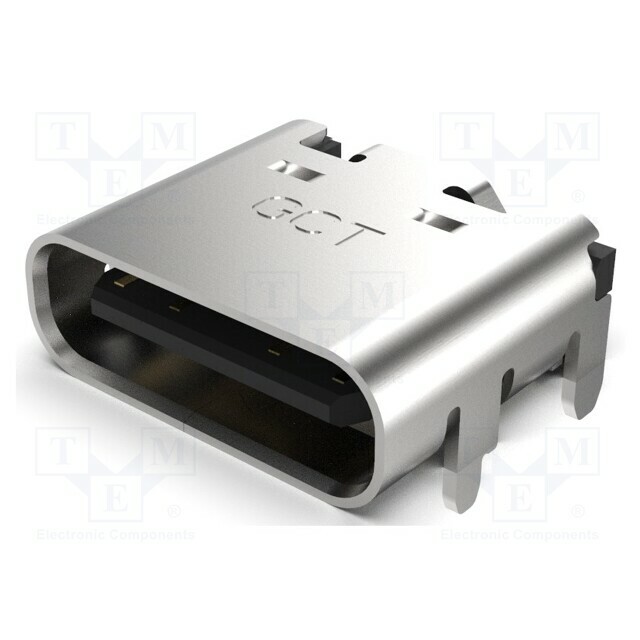 GCT Connector: USB C; socket; SMT