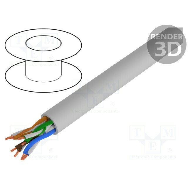 VENTION Wire; U/UTP; Cat 5e; 4x2x24AWG