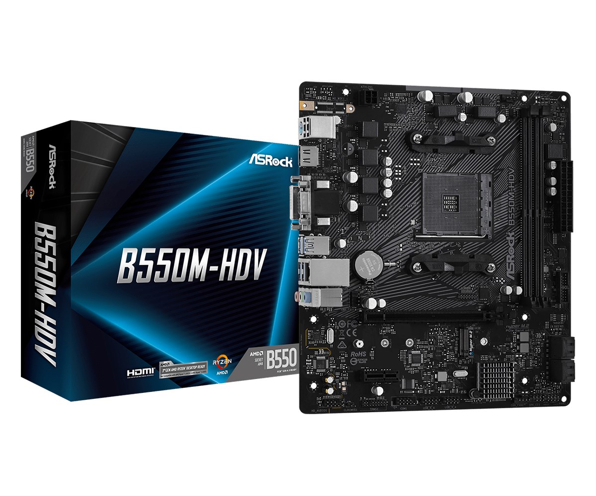 ASRock B550M-HDV - Motherboard - micro