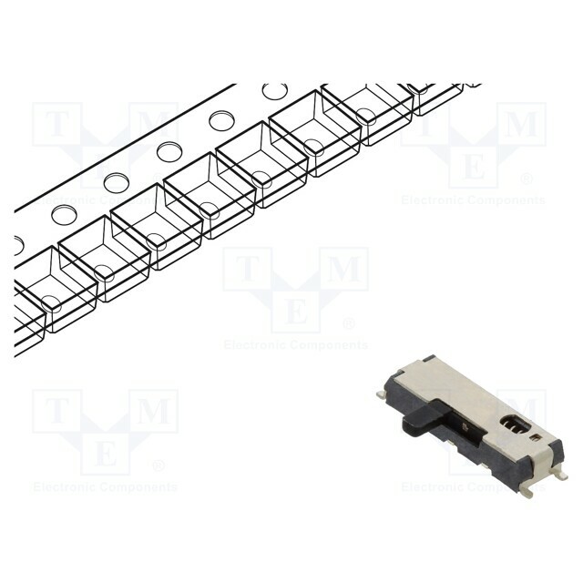 C&K Switch: slide; Pos: 2; SPDT