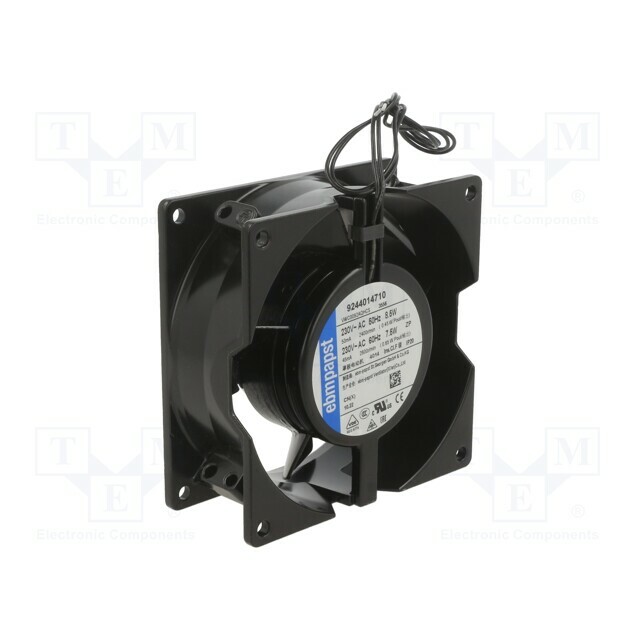 EBM-PAPST Fan: AC; axial; 230VAC; 92
