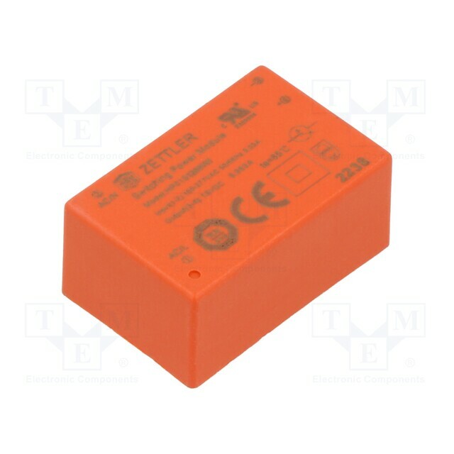ZETTLER Converter: AC/DC; 1W; Uin: 85÷305VAC