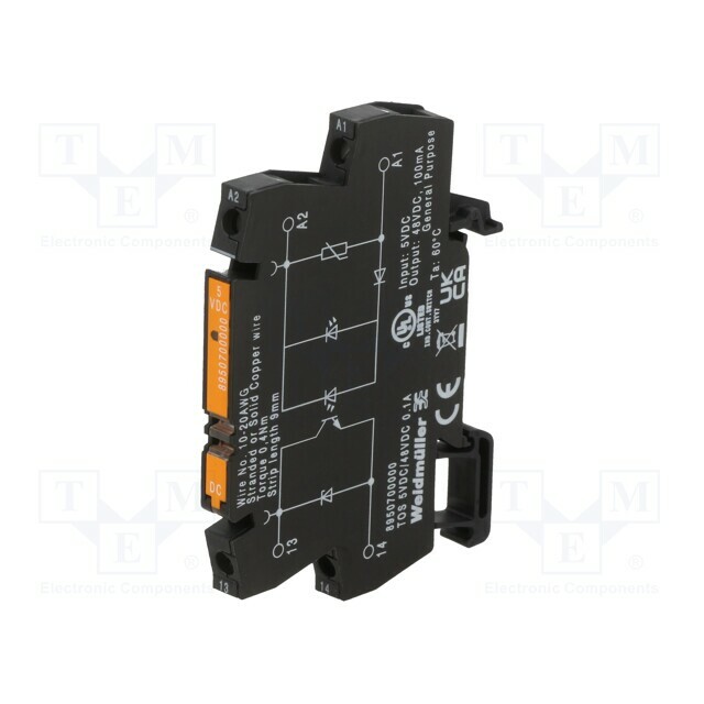 WEIDMÜLLER Relay: interface; SPST-NO; Ucntrl: 5VDC