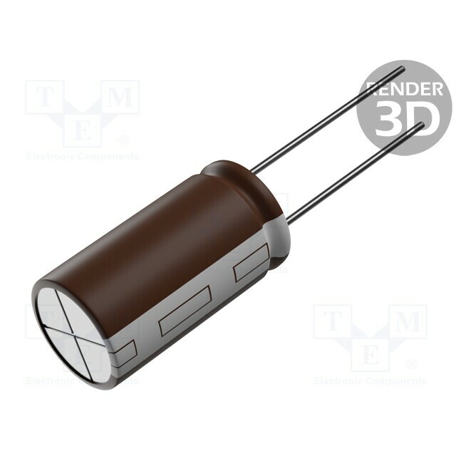 ELITE Capacitor: electrolytic; low ESR; THT
