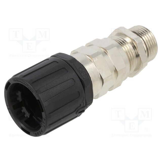 HELLERMANNTYTON Straight terminal connector; polyamide; HelaGuard