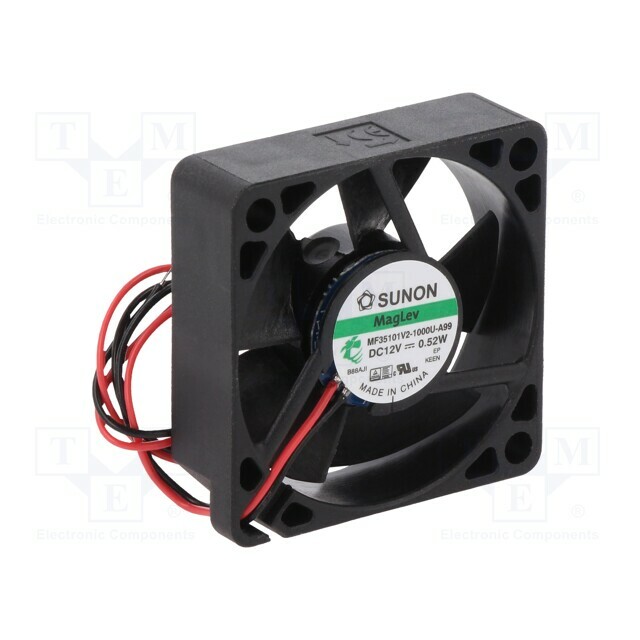 SUNON Fan: DC; 35x35x10mm; axial; 12VDC