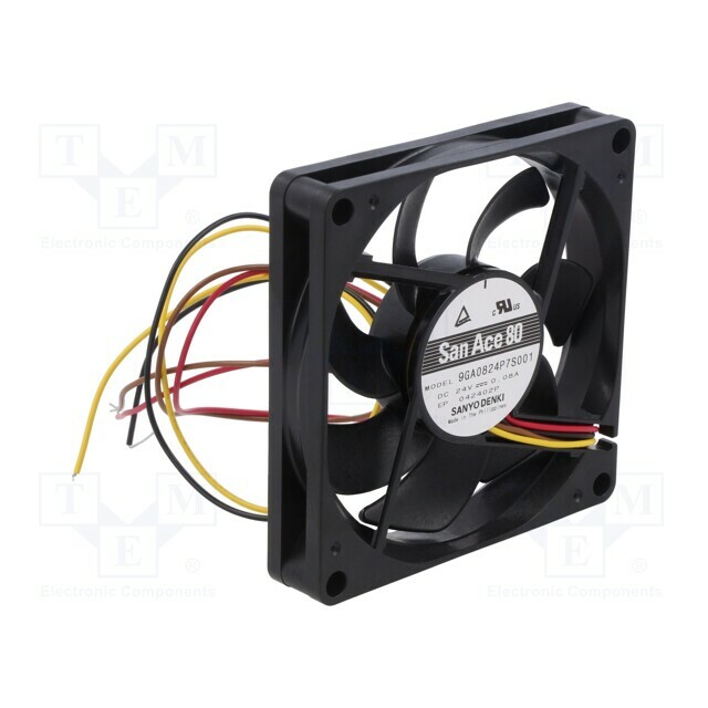 SANYO DENKI Fan: DC; 80x80x15mm; axial