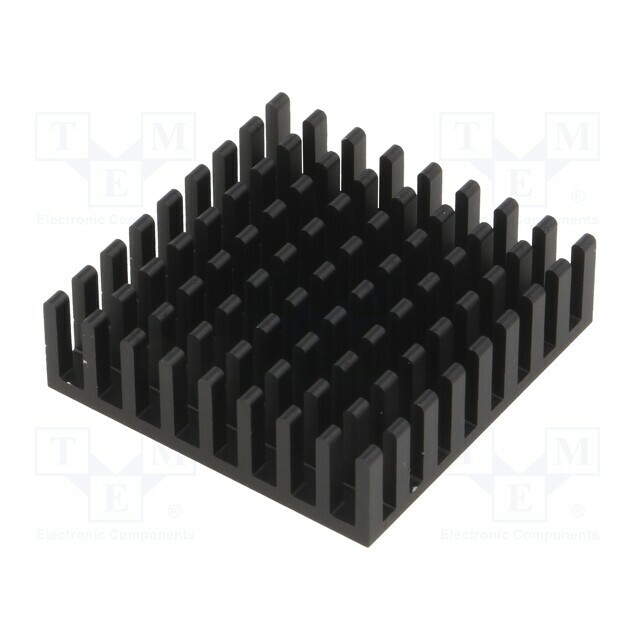 FISCHER ELEKTRONIK Heatsink: extruded; black; L:
