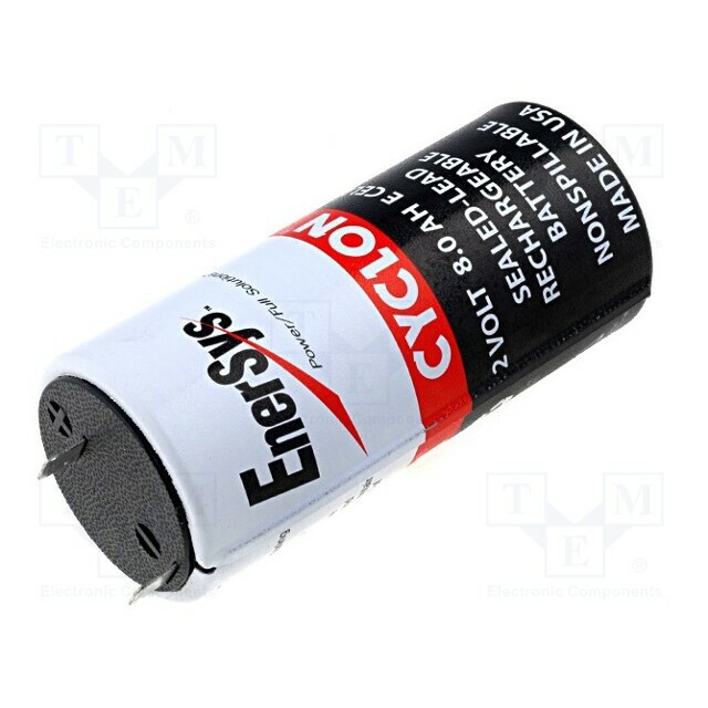 ENERSYS Re-battery: acid-lead; 2V; 8Ah; Size: