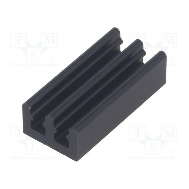 FISCHER ELEKTRONIK Heatsink: extruded; black; L: