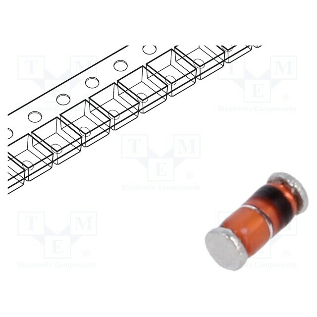 VISHAY Diode: Zener; 0.5W; 5