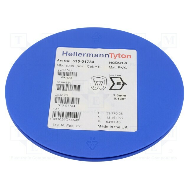 HELLERMANNTYTON Markers; Marking: ground; 1÷3mm; PVC