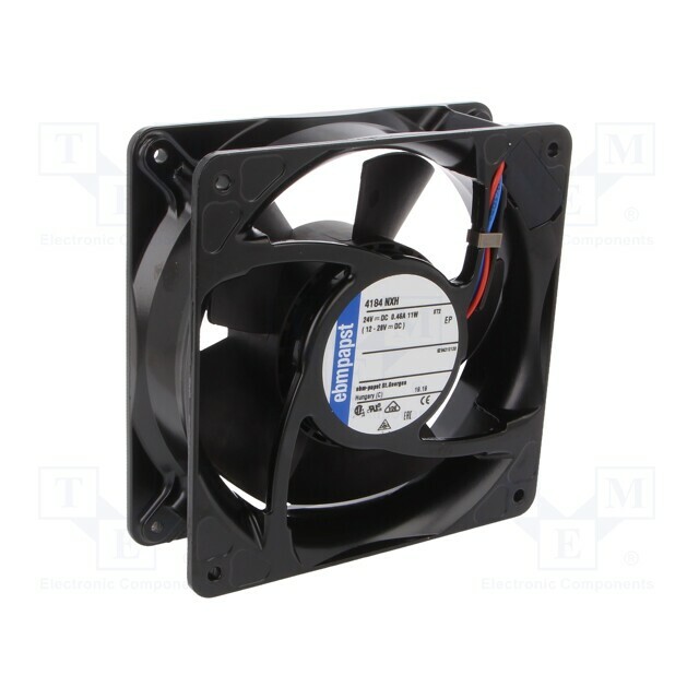 EBM-PAPST Fan: DC; 119x119x38mm; axial; 24VDC