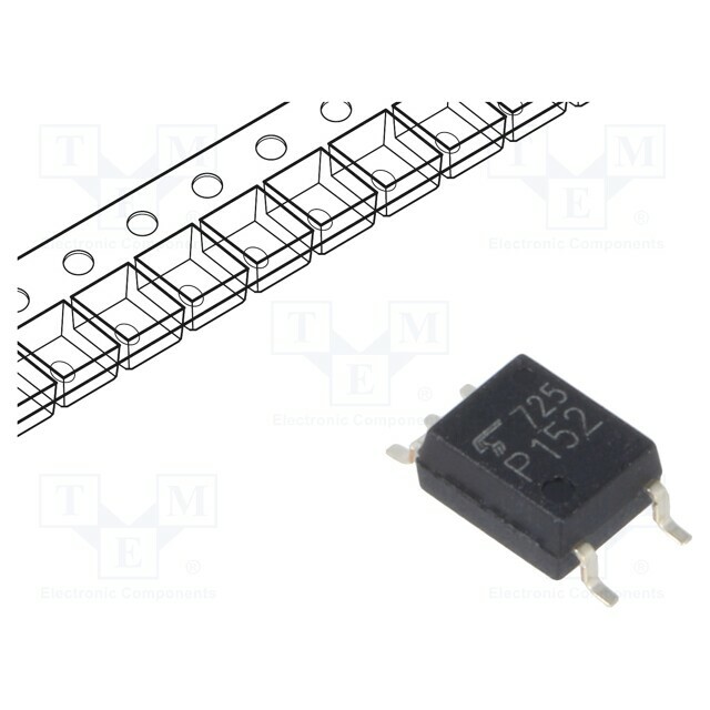TOSHIBA Optocoupler; SMD; Ch: 1; OUT: