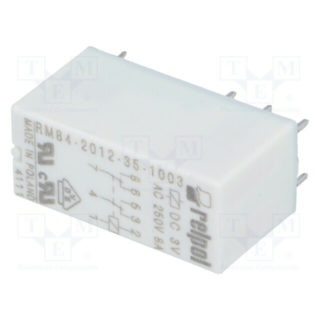 RELPOL Relay: electromagnetic; Ucoil: 3VDC; DPDT