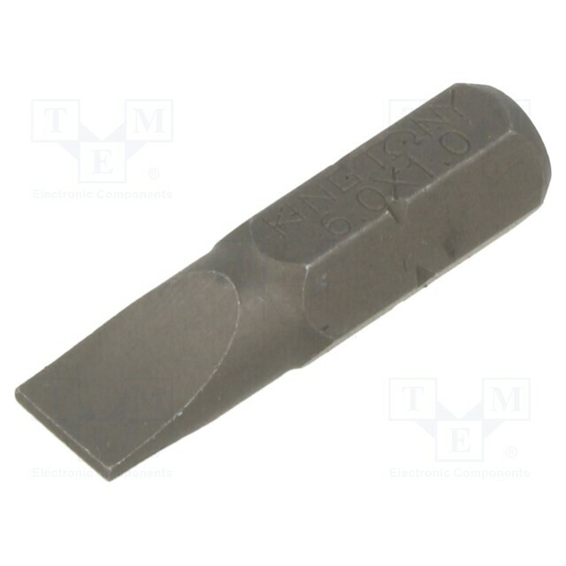 KING TONY Screwdriver bit; slot; 6x1mm