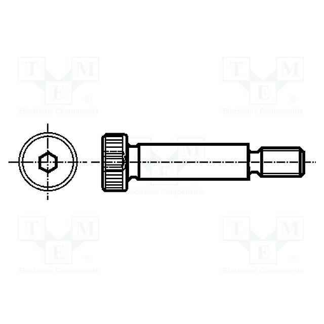 ELESA+GANTER Shoulder screw; M10; 1.5