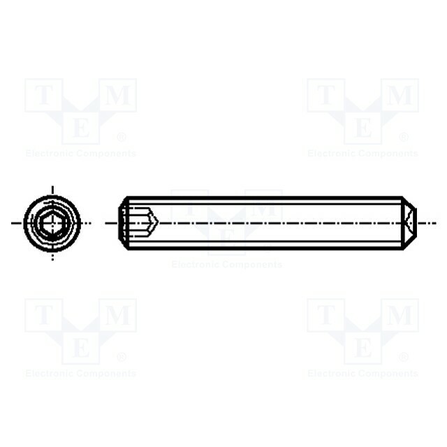 BOSSARD Screw; M4; M4x12; 0.7