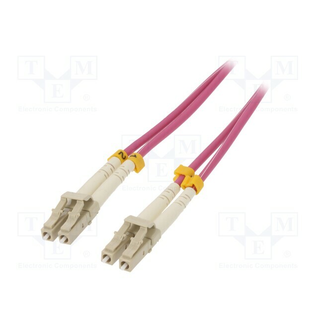 Fiber patch cord; OM4; LC/UPC,both
