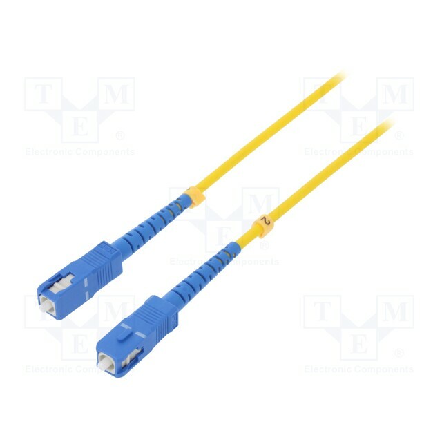 Fiber patch cord; SC/UPC,both sides
