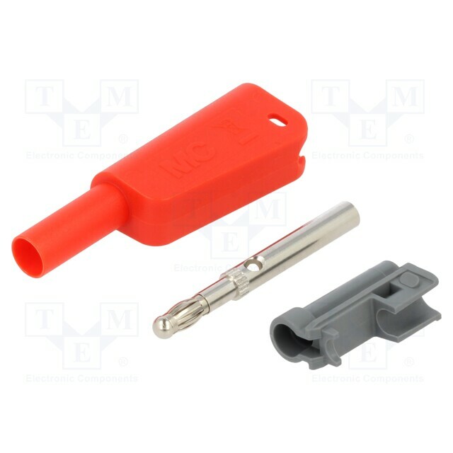 STAUBLI Laboratory connector: 4mm banana; plug