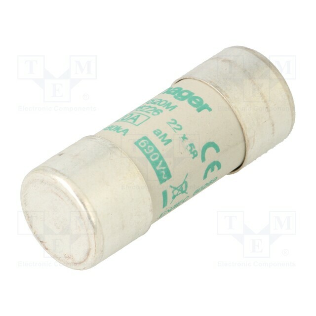 HAGER Fuse: fuse; 22x58mm; cylindrical,industrial