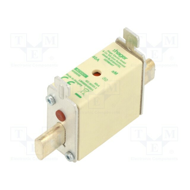 HAGER Fuse: fuse; NH000; industrial; 40A