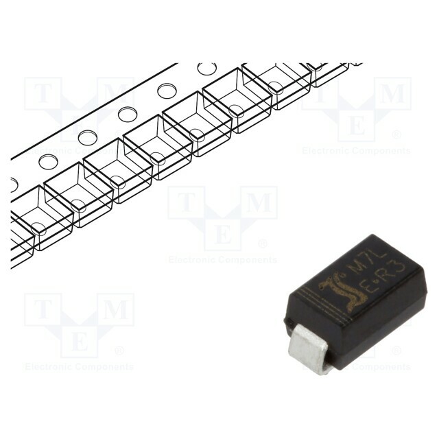 DIOTEC SEMICONDUCTOR Diode: rectifying; SMD; 1kV