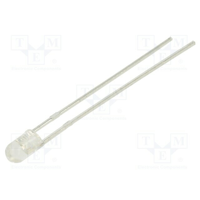 LUCKY LIGHT LED; green; 3mm; 18000mcd